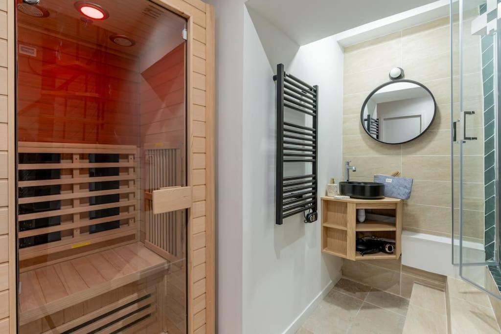 Appartement Magnifique Et Relaxant Avec Sauna Париж Экстерьер фото